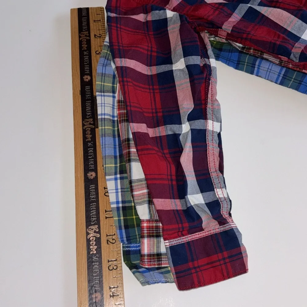 Carters Boys Long Sleeve Oxford Plaid Shirt 4T Plaid Carters shirts Long sleeve